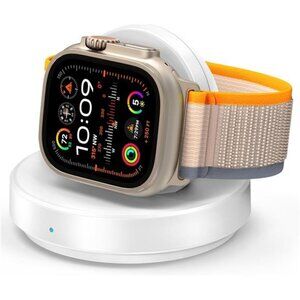 Portable Magnetic Charging Dock for Apple Watch,Wireless Fast Watch ChargerStand